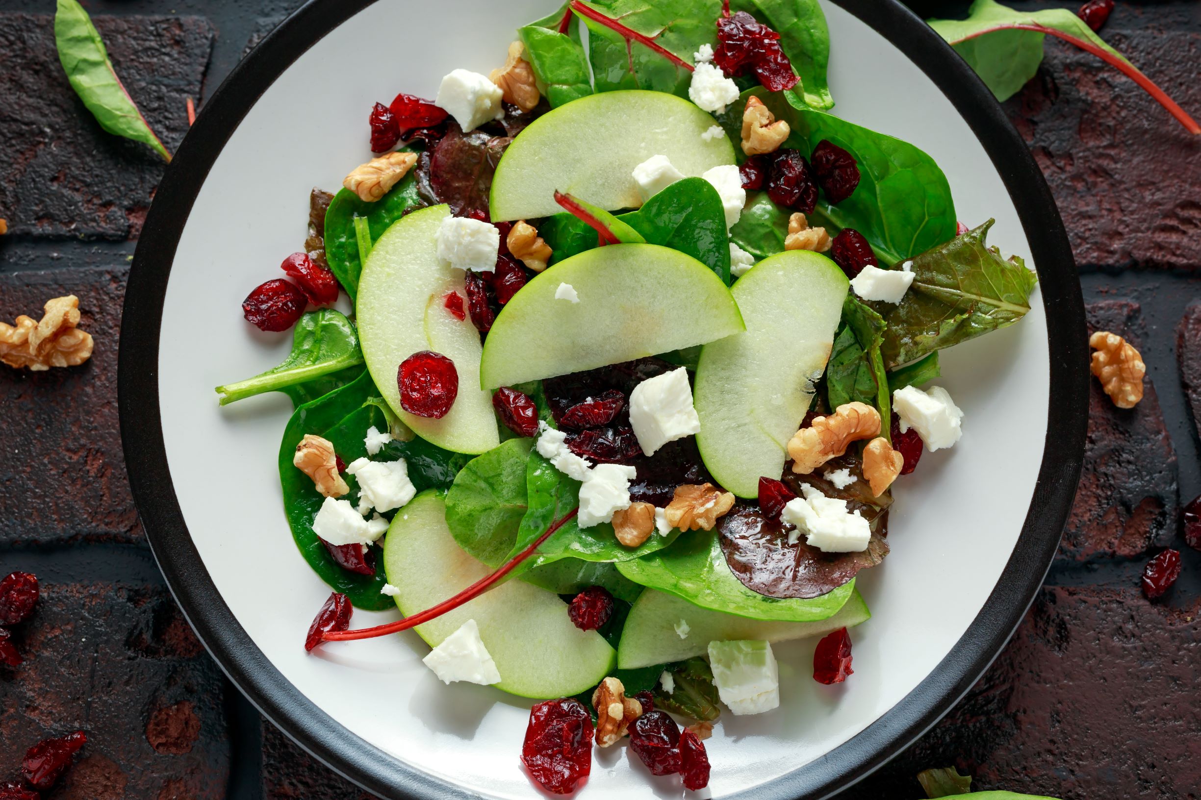 Apple Spinach Salad