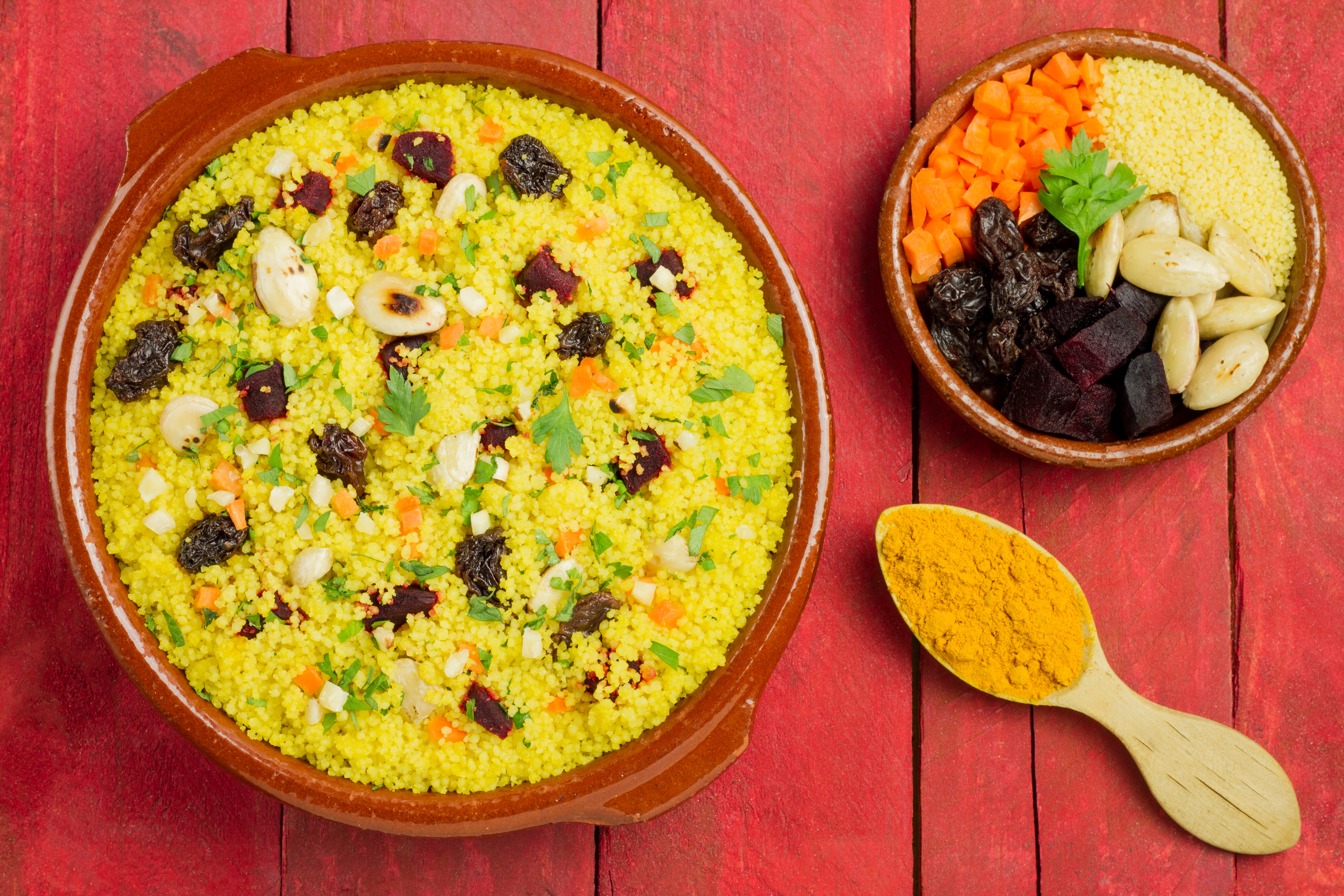 Couscous With Carrots, Walnuts, and Raisins | Nutrition.gov