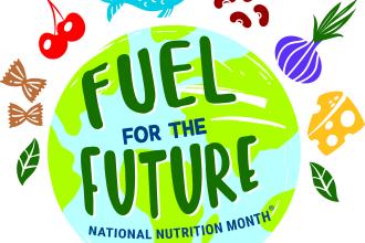 Academy of Nutrition and Dietetics National Nutrition Month® 2023 Fuel for the Future Logo